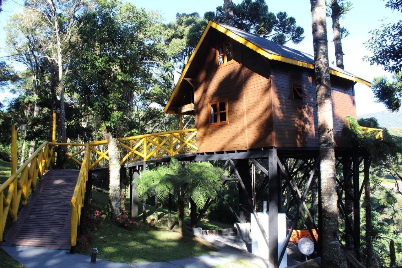 Hotel Chalé com vista para as montanhas PARAISO DAS ARAUCARIAS à Monteverde Extérieur photo