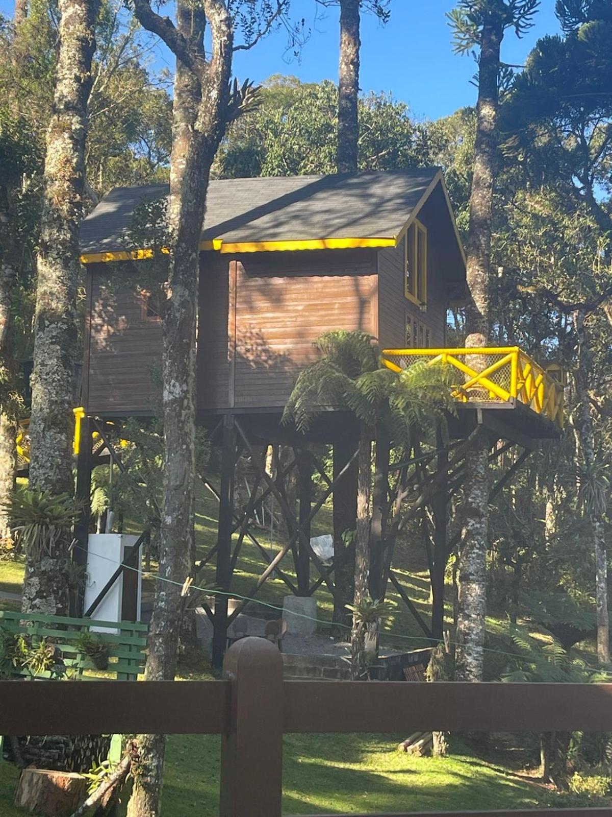 Hotel Chalé com vista para as montanhas PARAISO DAS ARAUCARIAS à Monteverde Extérieur photo