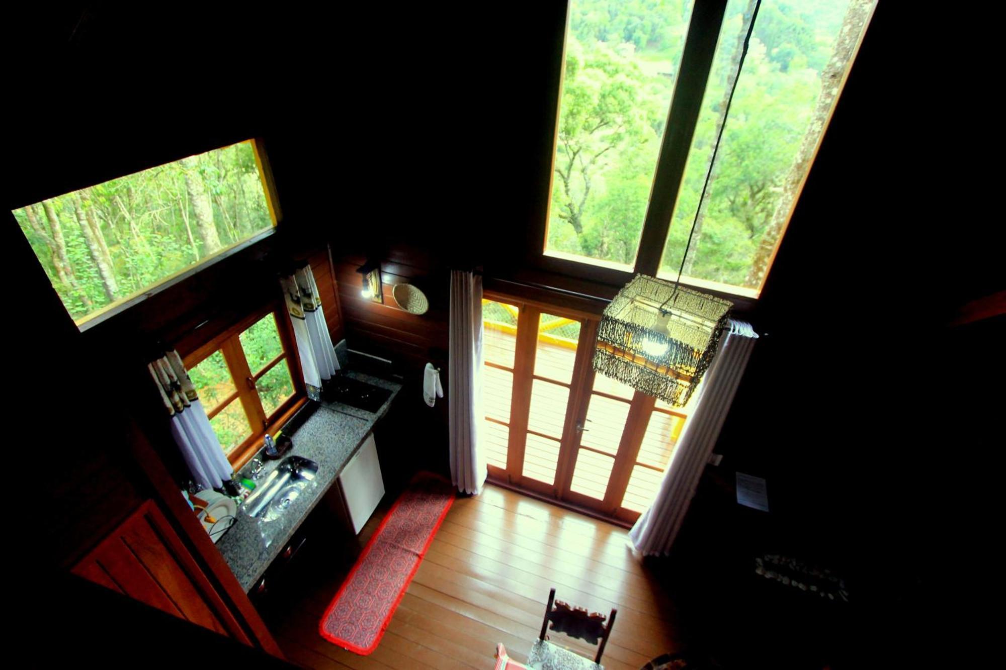 Hotel Chalé com vista para as montanhas PARAISO DAS ARAUCARIAS à Monteverde Extérieur photo